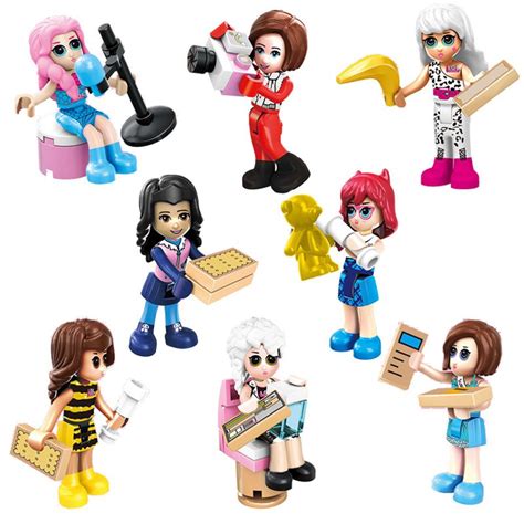 Friends Series Outing Lol Doll Minifigures Lego Compatible Friends Set