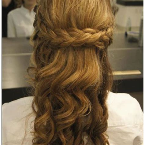 Braid And Soft Curls Bridal Hair Inspiration Hair Styles Hair Beauty