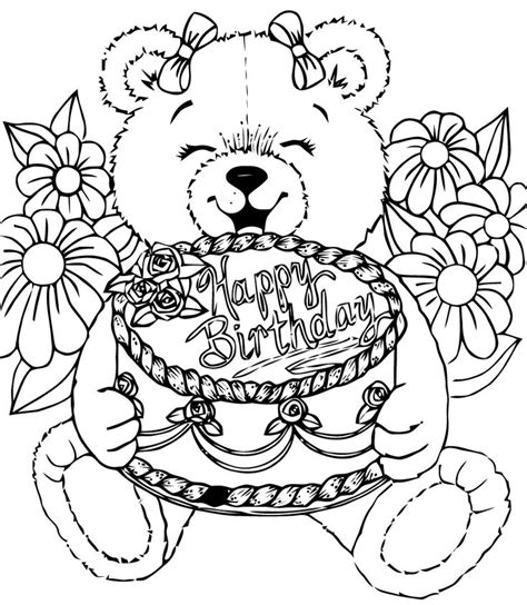 Coloriage Anniversaire 1 Dans Birthday Coloring Pages Coloring