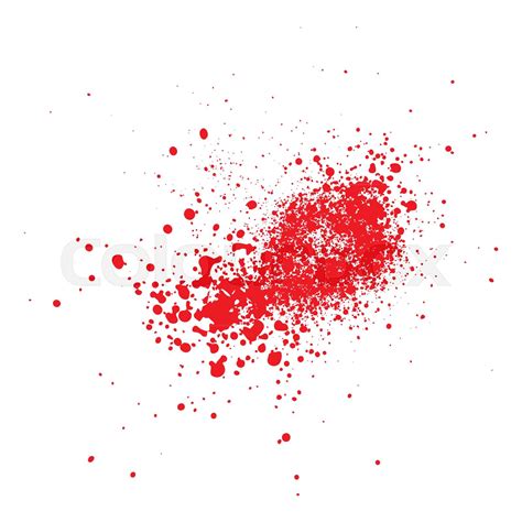 Blood Splatter Vector 1 Stock Vector Colourbox