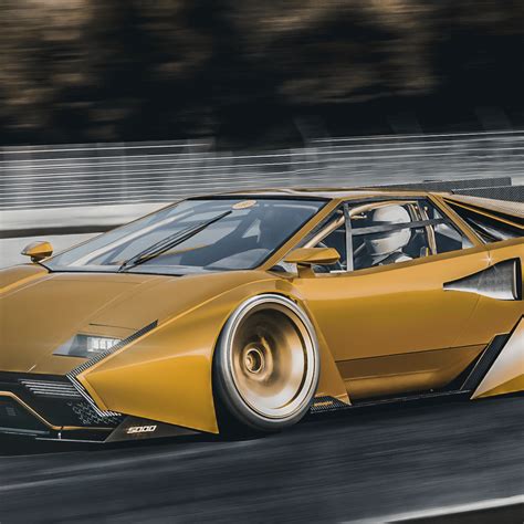 Lamborghini Countach Concept Cgtrader