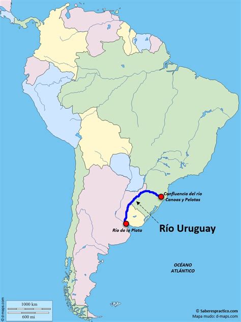 Dónde está el río Uruguay Saber es práctico