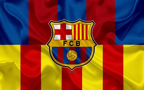 Fc Barcelona Futbol Club Barcelona Catalan Soccer Barca Flag Logo