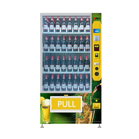 Afen Factory Supply Self Service Can And Bottle Beer Vending Machine