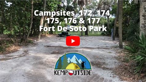 Fort De Soto Park Campsites 172 174 175 176 And 177 Coastal Camping