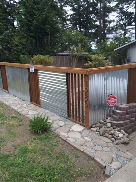 Awesome 75 Easy Cheap Backyard Privacy Fence Design Ideas