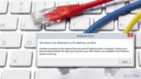 On step yum update getting following error: How to fix "Windows has detected an IP address conflict ...