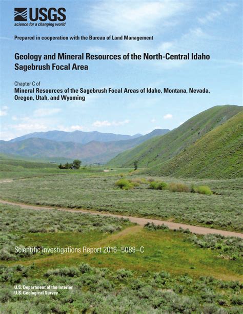 Pdf Geology And Mineral Resources Of The North Central Idaho