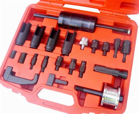 Diesel Injector Puller Remover Tool 23pc Universal Master Kit All Makes