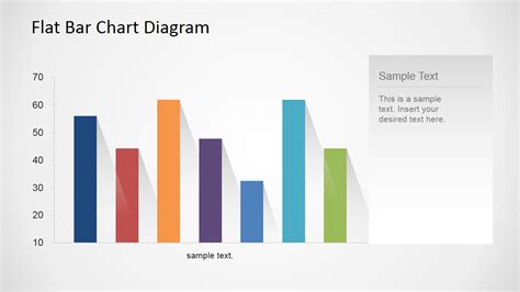 Flat Bar Chart Diagram For Powerpoint Slidemodel