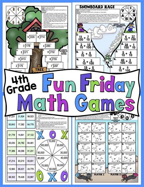 Math And Reading Games For 4th Graders