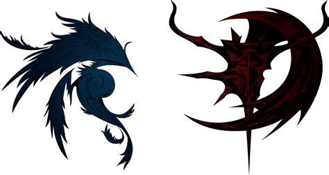Dissidia Final Fantasy Cosmos And Chaos Logos By Eldi13 On Deviantart