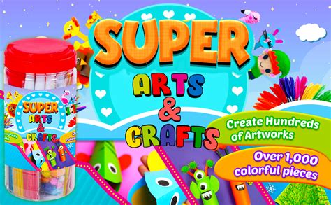 Goodyking Arts And Crafts Supplies For Kids Craft Art Supply Jar Kit