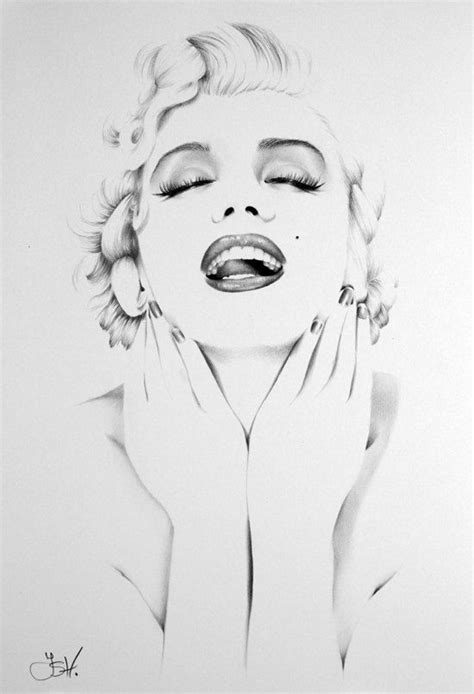 Marilyn Monroe Pencil Sketch