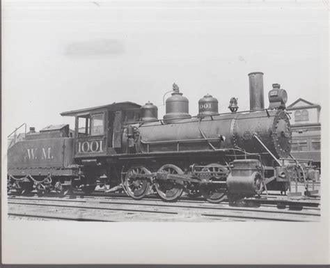 Western Maryland Rr 0 6 0 1001 Steam Locomotive Photo