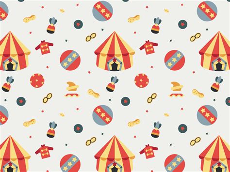 Circus Pattern By Olga Davydova On Dribbble