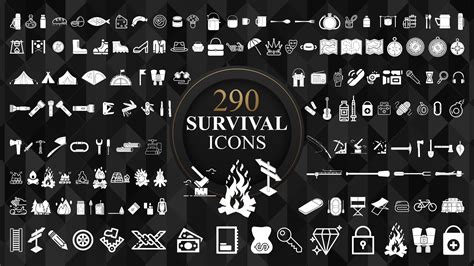 2d Survival Icons Pack In 2d Assets Ue Marketplace