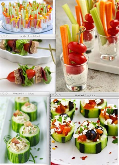 Vegetable Serving Ideas Party Food Appetizers Appetizer Recipes