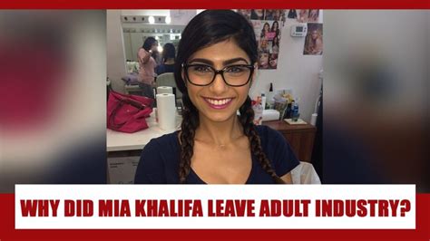 Why Did Mia Khalifa Leave The Adult Film Industry