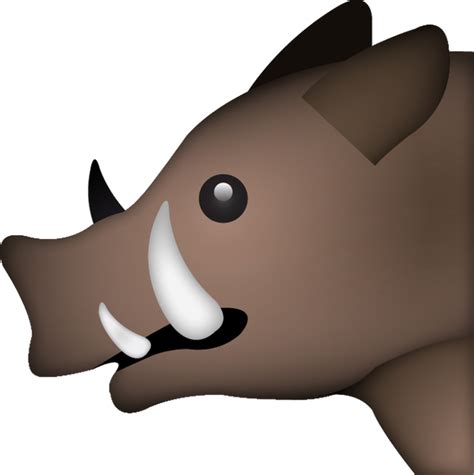 Download Boar Emoji Image In Png Emoji Island