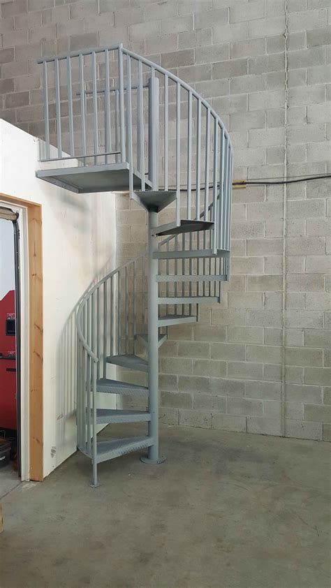 Metal Spiral Staircase Kit The Otto Prefab Stair Diy Indoor Artofit