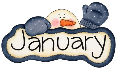 January Calendar Clipart Free Download On Clipartmag