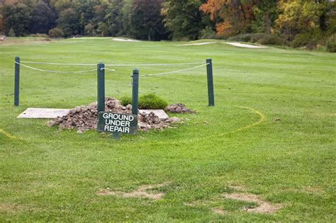 What Is Ground Under Repair on a Golf Course?