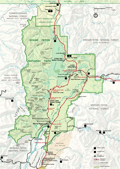Grand Teton Maps And Info