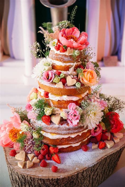 Beautiful Naked Wedding Cake Ideas For Elegantweddinginvites Com Blog