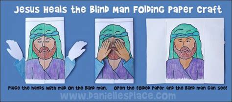 Jesus Heals The Blind Man Hobbies And Crafts Preschool Bible Lessons
