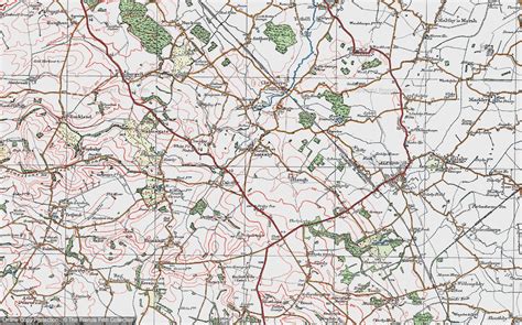 Historic Ordnance Survey Map Of South Thoresby 1923