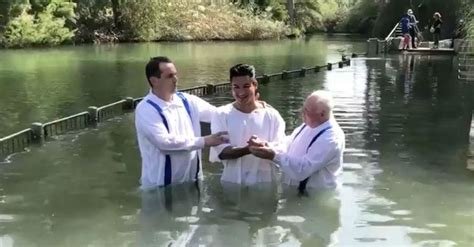 And they come together in a very strange situation. Mario Lopez Gets Baptized (in the Same River As Jesus!)