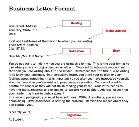letter writing examples  examples
