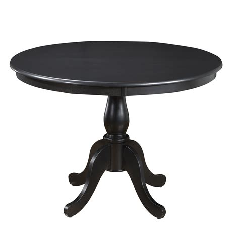 Carolina Chair And Table Fairview Antique Black 42 Round Pedestal Dining