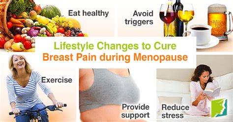 Lifestyle Changes To Cure Breast Pain During Menopause
