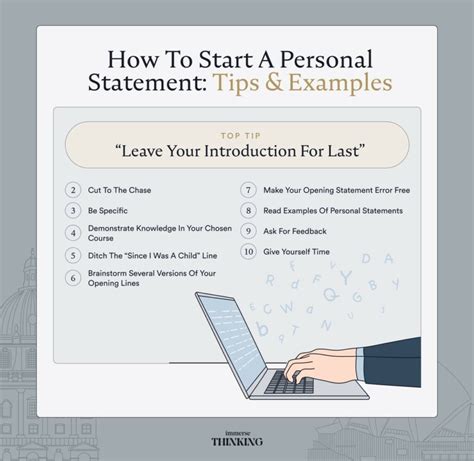 How To Start A Personal Statement Tips And Examples Immerse Education