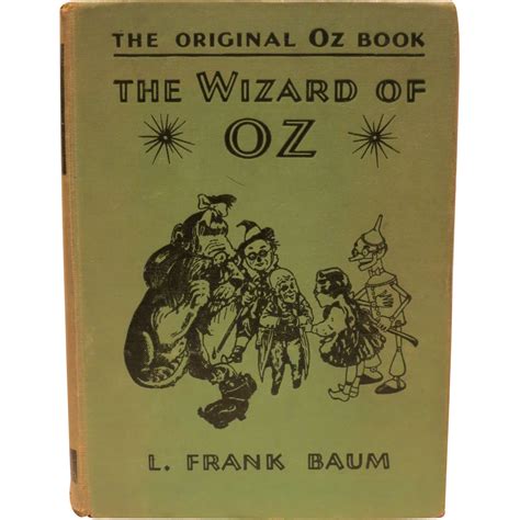 The Original Oz Book The Wizard Of Oz 1903 By L Frank Baum From Big