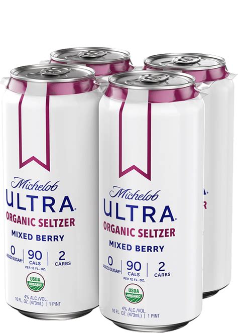 Michelob Ultra Mixed Berry Organic Hard Seltzer Total Wine And More