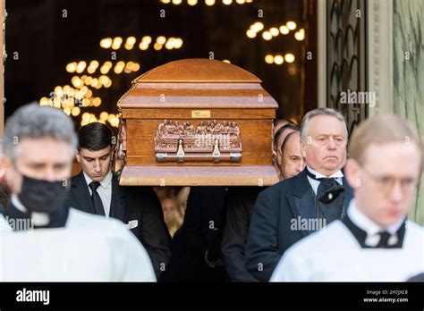 The Casket Of Murdered Mp Sir David Amess Leaving Westminster Cathedral