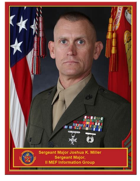 Sergeant Major Joshua K Miller Ii Marine Expeditionary Force Leaders