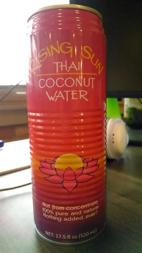 Rising Sun Thai Coconut Water Thirsty Dudes