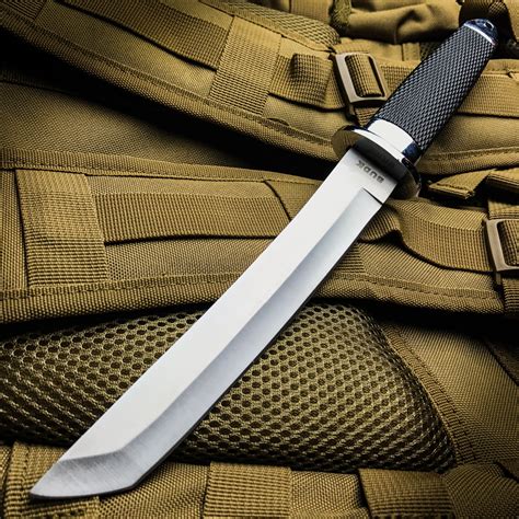 13 Tactical Bowie Survival Hunting Knife Military Combat Fixed Blade W
