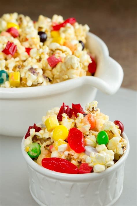 Glazed Candy Popcorn ~ Simple Sweet Recipes