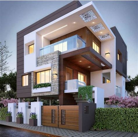 📣 60 Choices Beautiful Modern Home Exterior Design Ideas 20 Duplex