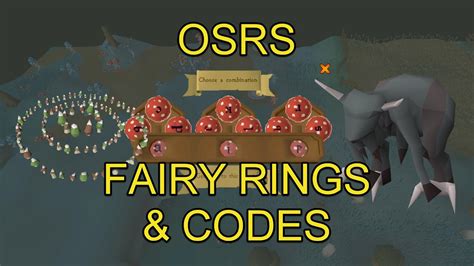 Osrs Fairy Ring Codes And Locations Youtube