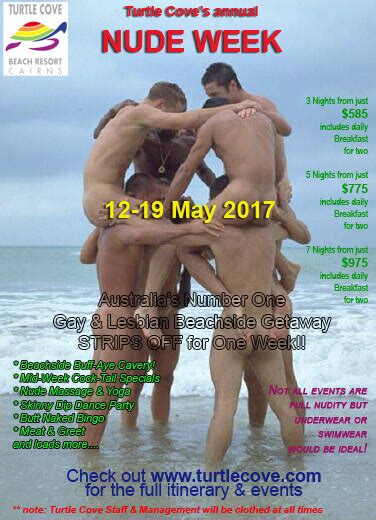 Turtle Cove Nude Week 12 19 May 2017 Gay Stay Australia