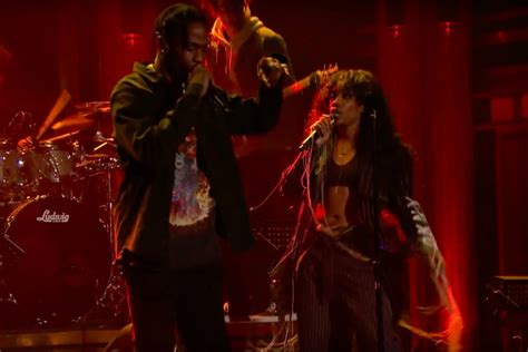Sza Travis Scott Perform Love Galore On ‘the Tonight Show Xxl