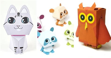Cute Paper Toys Free Printables