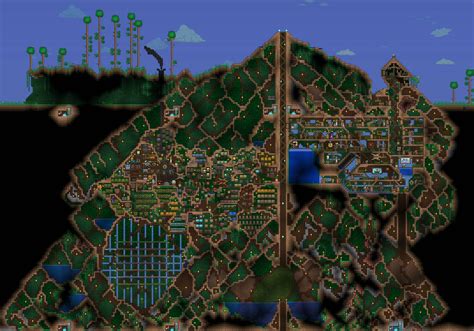 I've always admired the creativity of most terraria players, so this is a sideblog dedicated to reblogging and admiring the amazing creations in said game. WIP - The New Tree-Cave Base | Terraria Community Forums