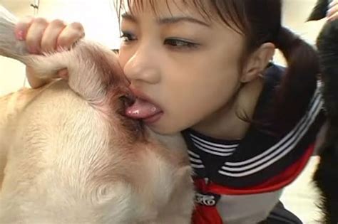 5050 Cute Small Dog Asian Chick Licking Dogs Asshole Imgur